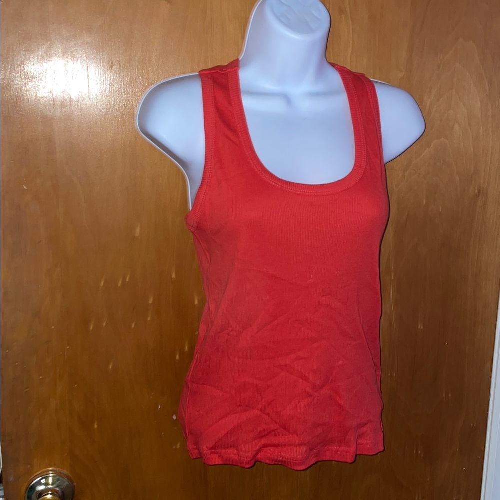 Strawberry Red Ribbed Tank 🍓 - Picture 2 of 9